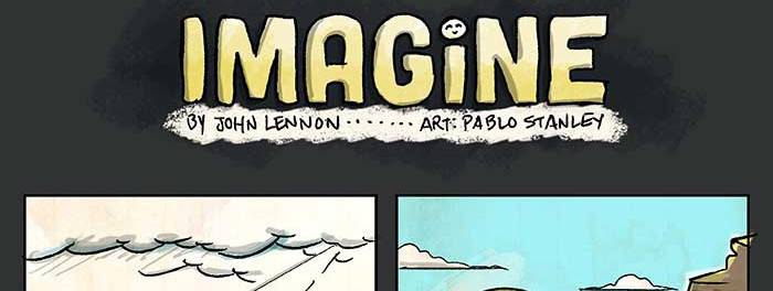 ADAPTATION DE « IMAGINE » DE JOHN LENON , SOUS FORME DE BD ...