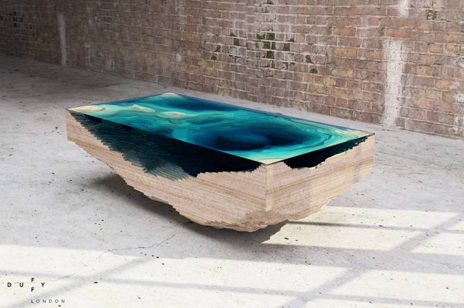 tables en cristal