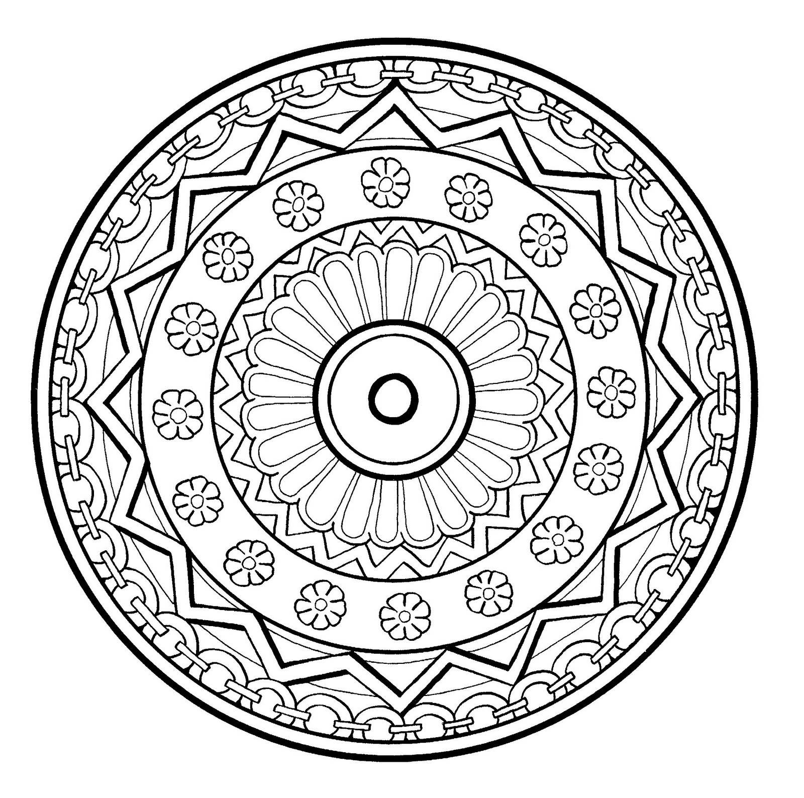 mandalas et coloriages