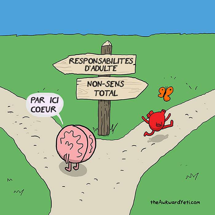 coeur VS cerveau