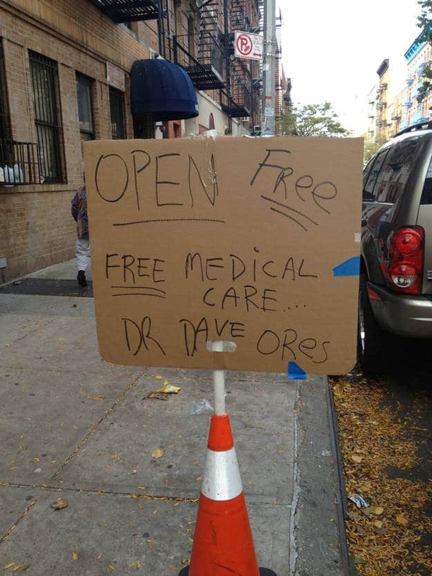 The doctor who offered free medical care after Hurricane Sandy
