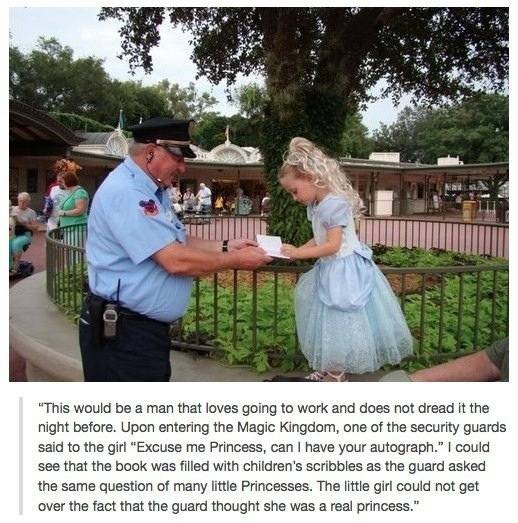 The Disney security guard who is amazing at his job