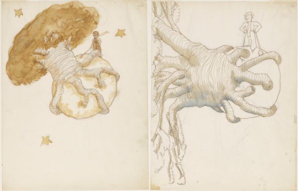 Petit Prince: les aquarelles originales d'Antoine de Saint-Exupéry