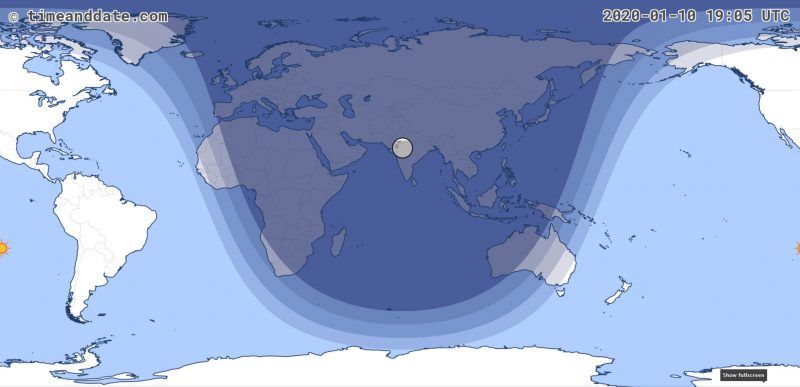 Éclipse lunaire du 10 janvier 2020
