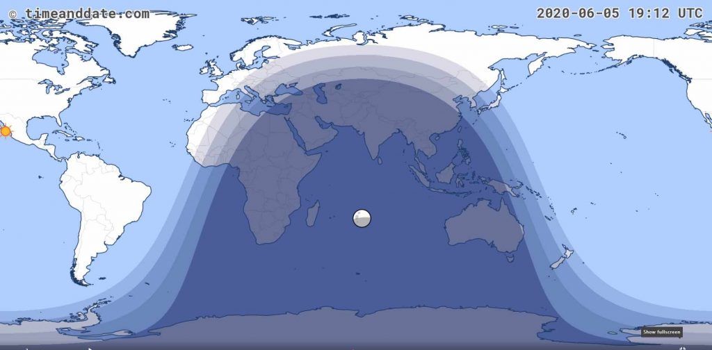 Éclipse lunaire du 5 juin 2020