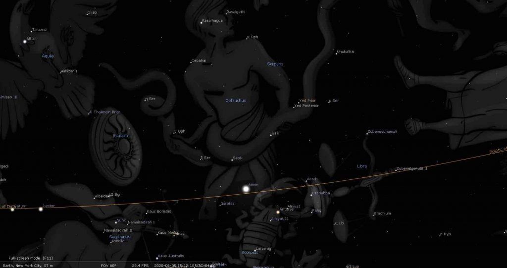 Éclipse lunaire du 5 juin 2020