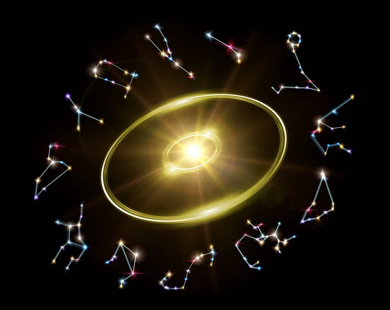 lumière brille dans ces signes